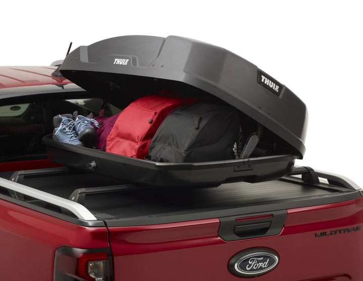THULE®* 300L ROOF BOX FORCE XT S, BLACK MATTE MOUNTS TO POWERCLICK QUICK- MOUNT SYSTEM