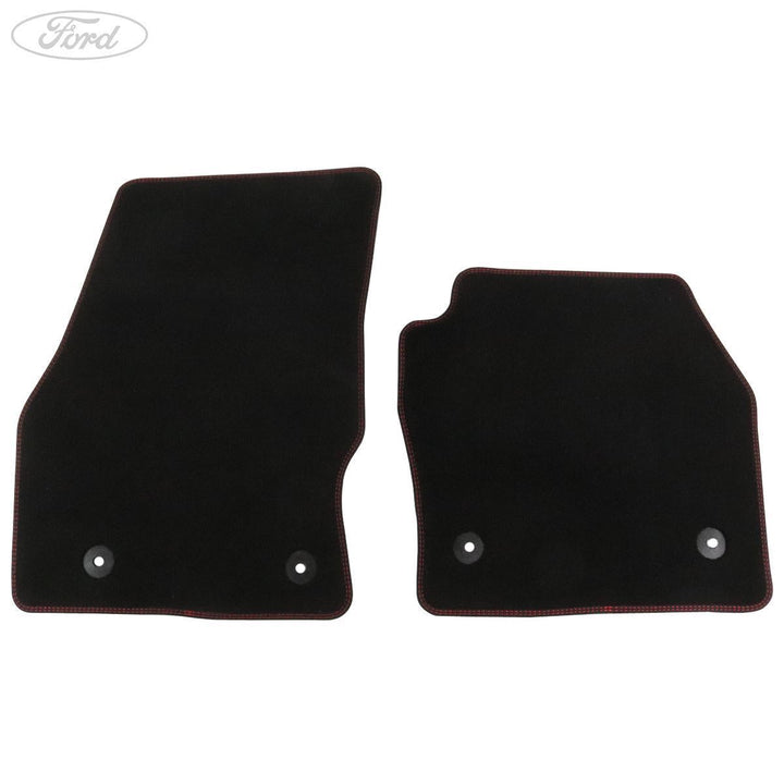 KUGA MK2 FRONT & REAR CARPET FLOOR MATS W/ RED PIPING
