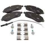 TRANSIT MK8 FRONT BRAKE PADS & WEAR WIRE DOUBLE REAR WHEELS