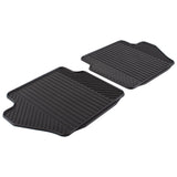 FIESTA RUBBER CONTOURED FLOOR MATS REAR, BLACK, 2008 - 2017