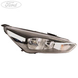 Focus O/S Drivers Side Headlamp Headlight With DTRL Black Insert 2014-2020