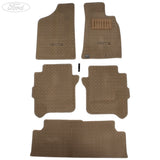 EVEREST FRONT & REAR FLOOR CARPET MATS KIT VELOUR 2009-2015