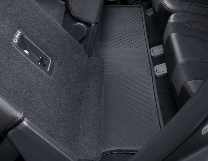 GALAXY/S-MAX RUBBER FLOOR MATS REAR 3RD ROW,BLACK
