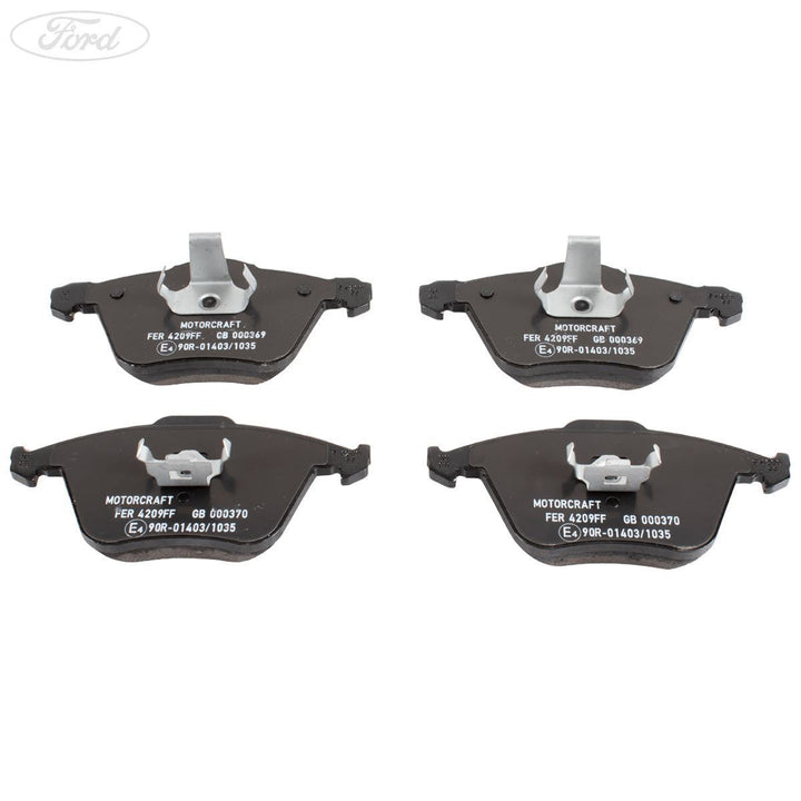 Focus ST225 Motorcraft Front Brake Pads Axle Set Kit 2005-2011