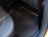 ECOSPORT RUBBER FLOOR MATS REAR SET, TRAY STYLE, BLACK, 2017 - ONWARDS