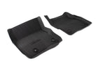 KUGA FRONT RUBBER FLOOR MATS, TRAY STYLE WITH RAISED EDGES , BLACK AND KUGA LOGO, BLACK 2016 - 2019