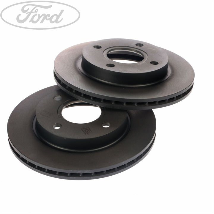 ESCORT FRONT VENTED BRAKE DISC 240MM PAIR 4 STUD