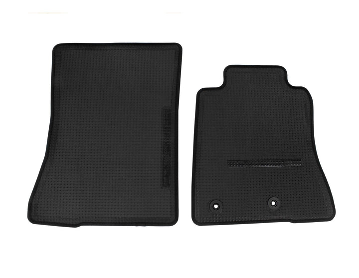 MUSTANG 03/2015-03/2023 VELOUR FLOOR MATS BLACK,FRONT