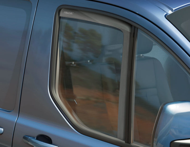 CLIMAIR®* WIND DEFLECTORS FOR FRONT DOOR WINDOWS FOR TRANSIT TOURNEO AND CUSTOM, TRANSPARENT, 2012 - ONWARD