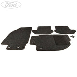 KA FRONT & REAR CARPET CAR FLOOR MATS BLACK 2003-2008