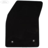 FOCUS FRONT CONTOUR FLOOR MATS MANUAL VELOUR MOSS 2018-