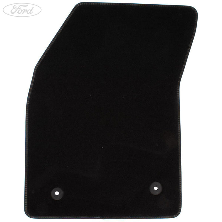 FOCUS FRONT CONTOUR FLOOR MATS MANUAL VELOUR MOSS 2018-