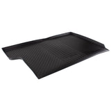 TRANSIT TOURNEO CUSTOM REAR RUBBER BOOT LINER, BLACK WITH LOGO, FOR LONG WHEEL BASE VERSION, 2018 - ONWARDS