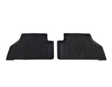 RUBBER FLOOR MATS REAR, BLACK