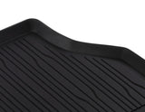 RUBBER FLOOR MATS REAR, BLACK