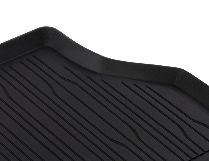 RUBBER FLOOR MATS REAR, BLACK
