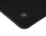 FOCUS FROM 04/2018 PREMIUM VELOURS FLOOR MATS FRONT,BLACK