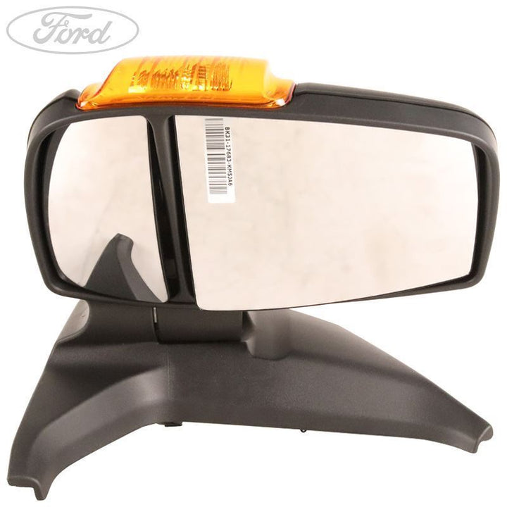 TRANSIT MK8 N/S DOOR MIRROR HOUSING & GLASS LARGE HEAD 15-