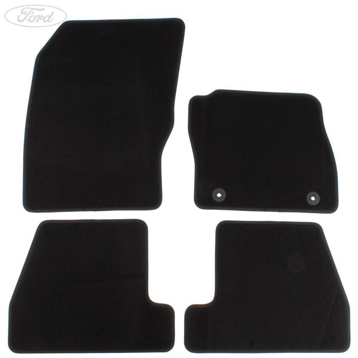 FOCUS ST FRONT & REAR FLOOR MATS SET VELOUR 2012-2014