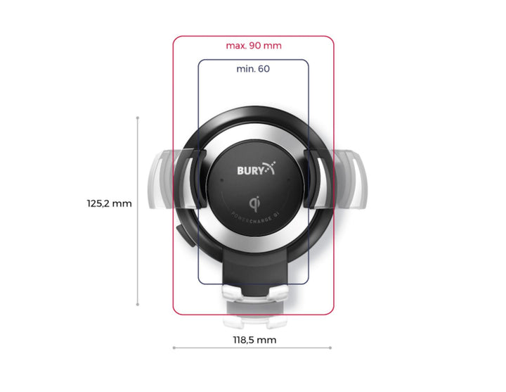 BURY* POWERMOUNT SYSTEM POWERCHARGE QI