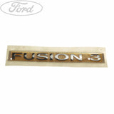 FUSION TAILGATE NAME PLATE BADGE EMBLEM FUSION 3 2002-2012