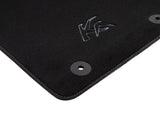 KA 09/2008-05/2016 VELOUR FLOOR MATS FRONT,BLACK