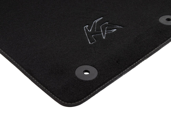 KA 09/2008-05/2016 VELOUR FLOOR MATS FRONT,BLACK