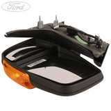 TRANSIT MK8 O/S DOOR MIRROR HOUSING & GLASS LARGE HEAD 14-