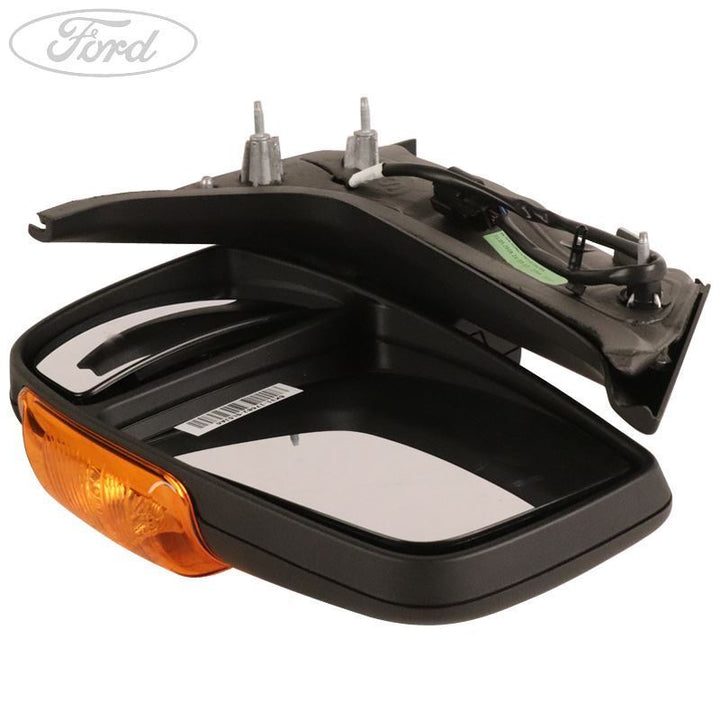 TRANSIT MK8 O/S DOOR MIRROR HOUSING & GLASS LARGE HEAD 14-
