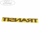 TRANSIT REAR DOOR NAME PLATE BADGE EMBLEM
