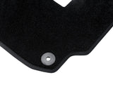 TOURNEO CUSTOM 02/2018-09/2023 CARPET FLOOR MATS REAR,BLACK