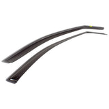 RANGER DOUBLE CAB CLIMAIR®* WIND DEFLECTORS FOR FRONT DOOR WINDOWS, BLACK, 2012 - ONWARD