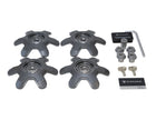 RANGER 01/2012-06/2022 RIMGARD®* WHEEL LOCK SET OF 4,ANTHRACITE