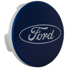 PUMA FOCUS FIESTA SINGLE 54MM ALLOY WHEEL HUB CENTRE CAP FRONT REAR BLUE WITH OVAL LOGO 2003-ONWARDS
