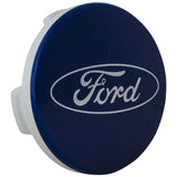 PUMA FOCUS FIESTA SINGLE 54MM ALLOY WHEEL HUB CENTRE CAP FRONT REAR BLUE WITH OVAL LOGO 2003-ONWARDS