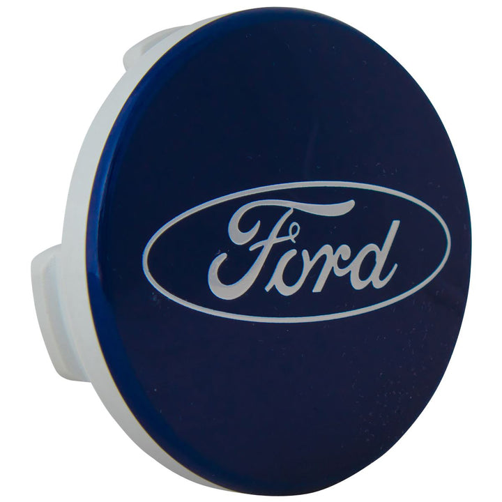 PUMA FOCUS FIESTA SINGLE 54MM ALLOY WHEEL HUB CENTRE CAP FRONT REAR BLUE WITH OVAL LOGO 2003-ONWARDS