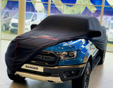 Ford Performance Ranger Double Cab Premium Indoor Vehicle Protective Cover Black With Red/White Logo 2012-2023