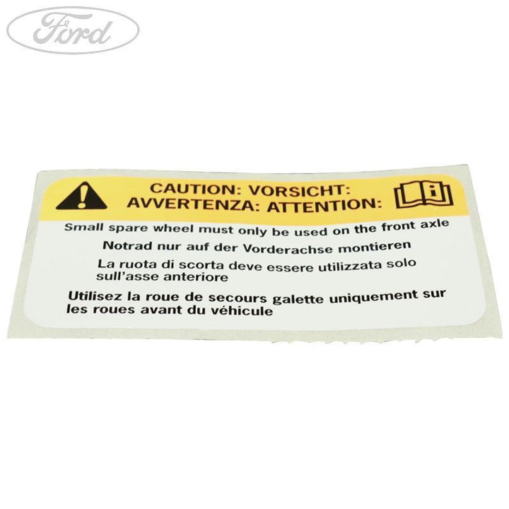 TIRE PRESSURE INSTRUCTION DECAL