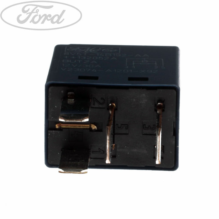 FIESTA STARTER MOTOR RELAY 30 AMP 4 BLADE MICRO TYCO