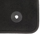 MUSTANG 03/2015-03/2023 VELOUR FLOOR MATS BLACK,FRONT