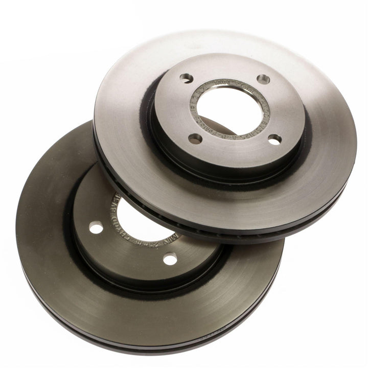 FRONT FIESTA MK7 FRONT BRAKE DISCS PAIR 258MM VENTED