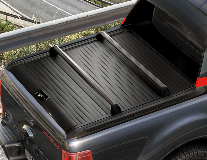 RANGER CROSS BARS BLACK, FOR ROLLER TYPE TONNEAU COVER, 2012 - ONWARD