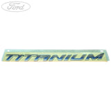 KUGA TITANIUM NAME PLATE EMBLEM BADGE CHROME 2016-