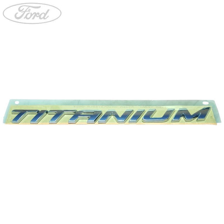 KUGA TITANIUM NAME PLATE EMBLEM BADGE CHROME 2016-
