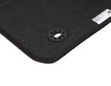 FIESTA VELOUR FLOOR MATS FRONT, BLACK 07/2008-02/2011