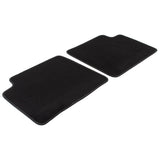KA 09/2008-05/2016 VELOUR FLOOR MATS REAR,BLACK