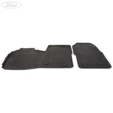TRANSIT CUSTOM & TRANSIT RUBBER FLOOR MATS FRONT, BLACK, MANUAL TRANSMISSION ONLY