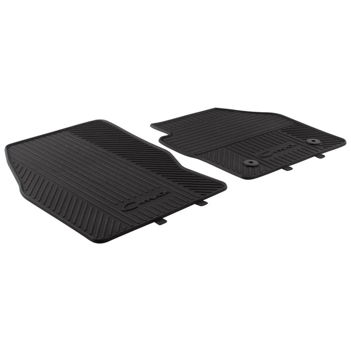 C-MAX 11/2010-03/2015 RUBBER FLOOR MATS FRONT,BLACK
