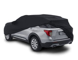 EXPLORER PREMIUM PROTECTIVE COVER BLACK, WITH WHITE LINER AND WHITE FORD OVAL