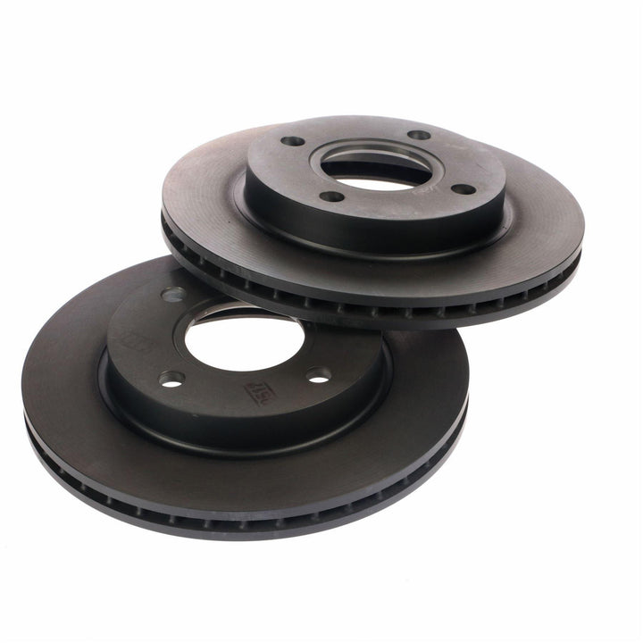 ESCORT FRONT VENTED BRAKE DISC 240MM PAIR 4 STUD